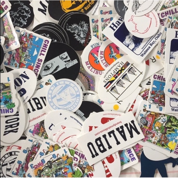 Brandy Melville Tops - BRANDY MELVILLE STICKERS VSCO Laptop phone case cute y2k 2000’s bundle rare cute